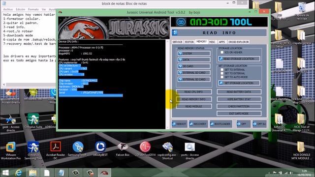Excelente herramienta para RESETEAR QUALQUER( TABLET/celular) jurassic univirsal android tool смотреть онлайн