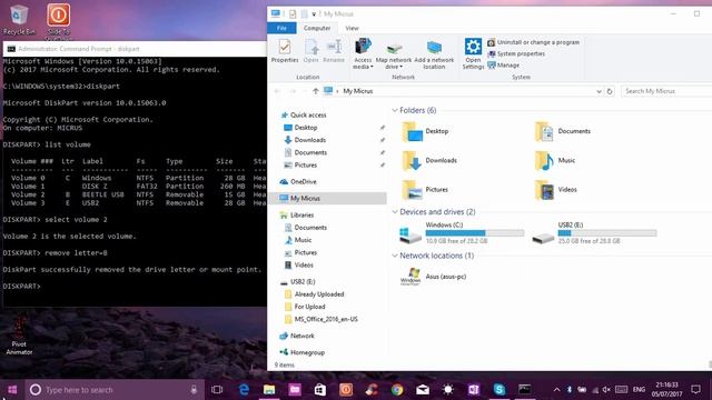 Hide ANY Drive via CMD смотреть онлайн
