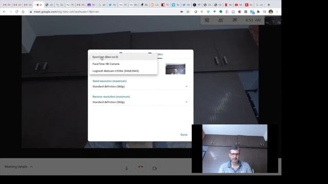 Using External Webcam with Google Meet смотреть онлайн