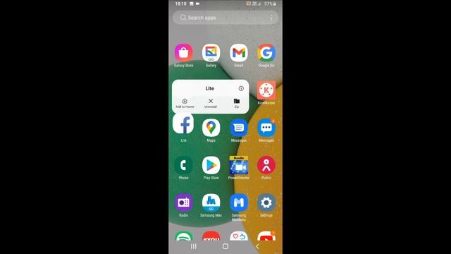 Samsung mobile me app hone screen par kaise add kare।। Samsung me app home screen se kaise hataye смотреть онлайн