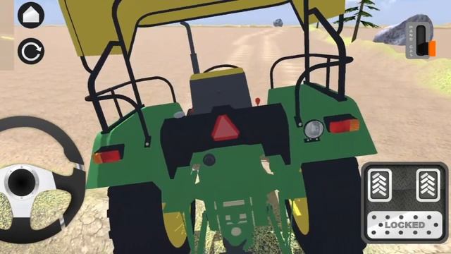 Indian tractor 🚜 simulator game 🎮 new update add open world map Android gameplay in super fast spee смотреть онлайн