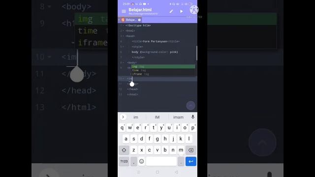 Tutorial cara Menampilkan Gambar pada HTML Menggunakan Aplikasi ACODE смотреть онлайн