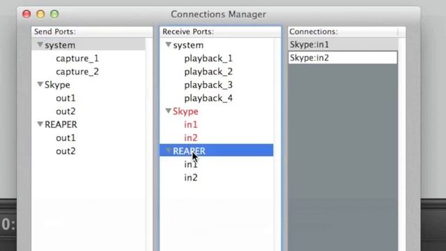 Using JACK to connect Skype to Reaper смотреть онлайн