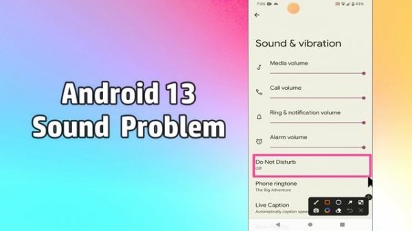 How to Fix Sound Problem Android 13 || Sound Not working Android 13