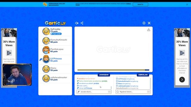 TEBAK-TEBAKAN GAMBAR SAMA TEMAN - GARTIC.IO смотреть онлайн