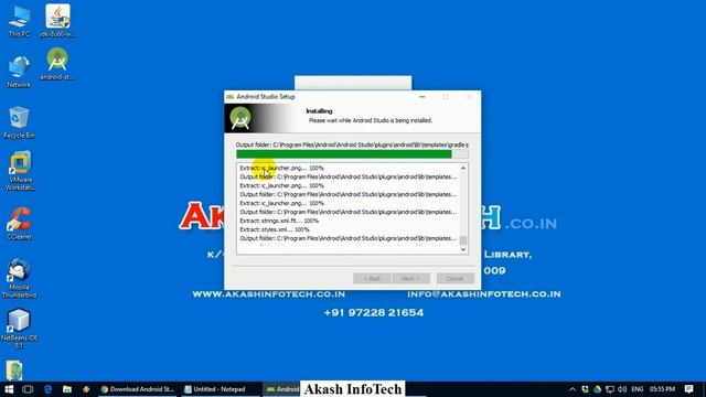 Android Studio Installation Tutorial - Android Tutorials in Gujarati смотреть онлайн