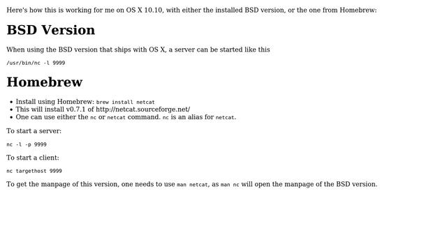 Netcat on Mac OS X (4 Solutions!!) смотреть онлайн