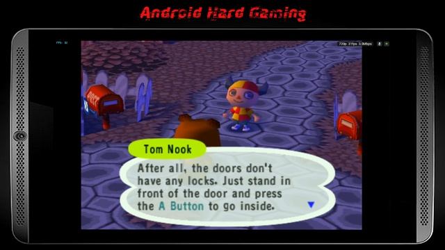 Animal Crossing (Gamecube) - Android video gameplay (Dolphin Emulator)) смотреть онлайн