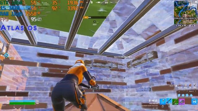 GTX 1060 6gb×CORE i5 3470/Atlas os windows10/fortnite chapter5 Season 1/SOLO/Performance/FPS/フォートナイ смотреть онлайн