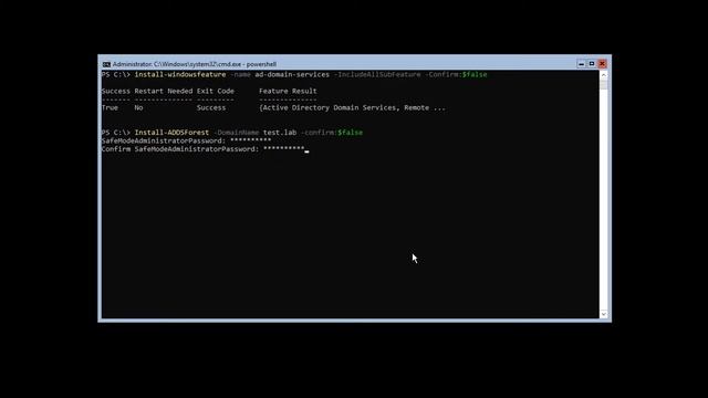 Die optimale Windows Server 2016 Core Installation - AD Domain Services #2 смотреть онлайн