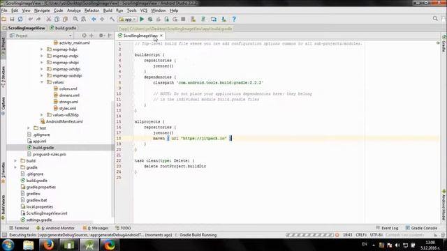 Using Scrolling Image View library in Android Studio смотреть онлайн