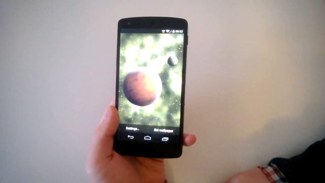 3DReal Space Wallpaper for Android, demo 1 смотреть онлайн
