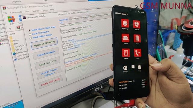 SAMSUNG M31 FRP Bypass Android 11 With Alliance Shield X
