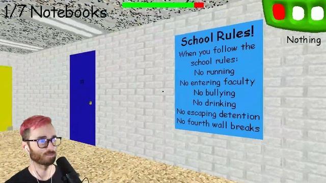 Baldi's Basics SECRETS - Answering Baldi's IMPOSSIBLE QUESTION & playing Birthday Bash UPSIDE DOWN смотреть онлайн