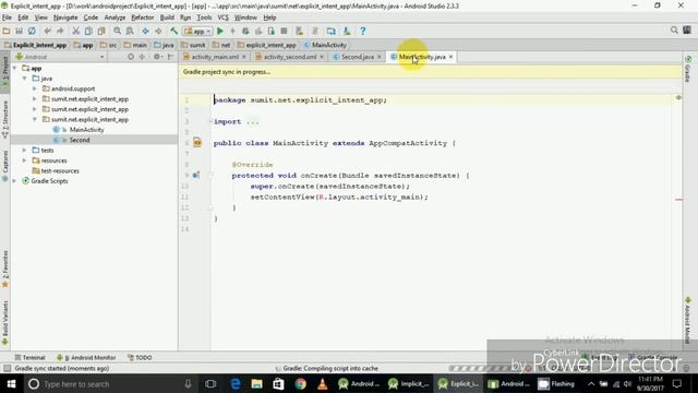 What is Explicit Intent In Android? | Best Android Tutorial in Hindi смотреть онлайн