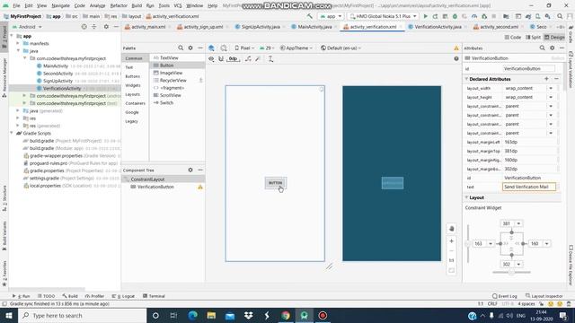 Android Studio Tutorial - Email Verification In Android Using Firebase - IN HINDI смотреть онлайн