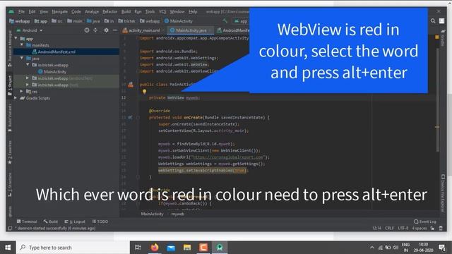 Android WebView App from Scratch in just 5 minutes смотреть онлайн