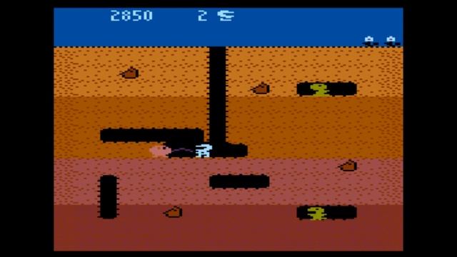 Dig Dug for the Atari 8-bit family смотреть онлайн