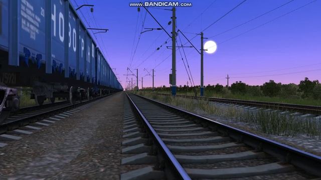 2ЭС5К-137 С Грузовыми Вагонами В Trainz Simulator 2012 смотреть онлайн