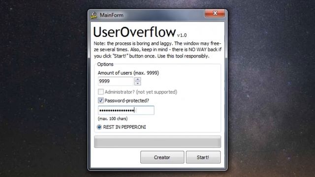 What happens if you create 10000 users in Windows? смотреть онлайн
