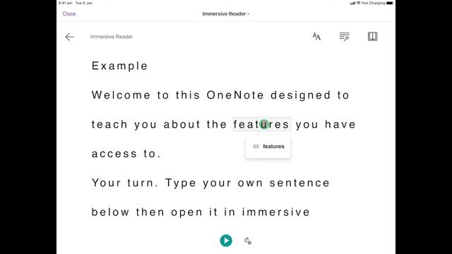 OneNote Student Guide - Immersive Reader on Apple iPad смотреть онлайн