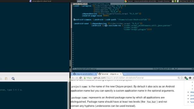 Clojure on Android - Setting up a project смотреть онлайн