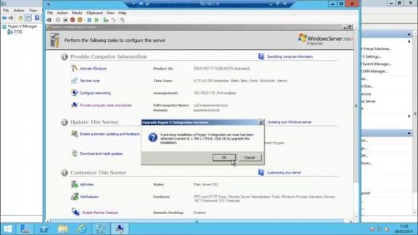 How to upgrade Hyper-V Integration Services on a Windows Server 2012r2