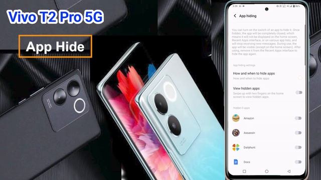 How to hide apps in vivo t2 pro 5g /vivo t2 pro 5g app hide/app hide setting смотреть онлайн