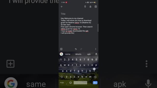 Gcam For Narzo 10 (Realme 6i) || 100% working || #narzo10 смотреть онлайн