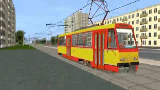 Trainz. Tram jump. смотреть онлайн