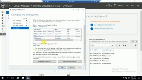 Install Configure Remote Desktop Web Access on Windows Server 2016 || Multi User Remote Session