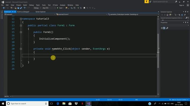 Simple Program using textbox, label and button in C# смотреть онлайн
