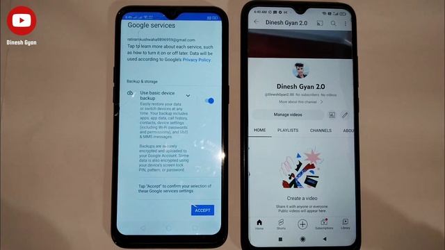 Youtube channel dusre mobile mein kaise login karen | YouTube channel New फोन में कैसे Transfer करे смотреть онлайн