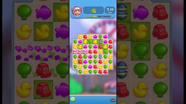 Fun Town: Match 3 Games & Theme Parks Gameplay | Android Puzzle Game смотреть онлайн