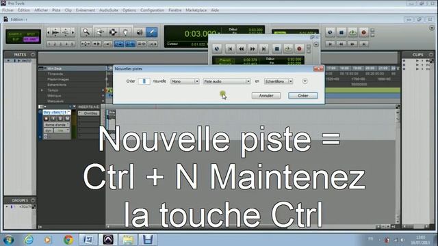 Raccourci clavier Pro tools HD 10 sous Windows смотреть онлайн