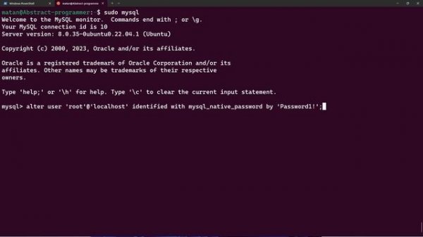 How to install MySQL and PHPMyAdmin on WSL (Windows subsystem for Linux)