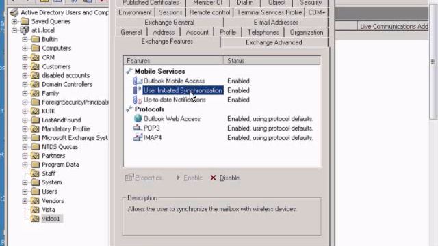 Enable or disable Outlook Mobile Access in Active Directory смотреть онлайн