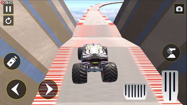 Monster Truck Stunt Games - 4x4 Mega Ramp GT Car Racing - Android GamePlay смотреть онлайн