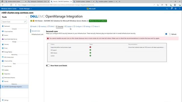 OpenManage Integration for Windows Admin Center walktrough смотреть онлайн