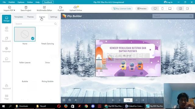 Tutorial menggunakan aplikasi Flip Pdf Plus Pro смотреть онлайн