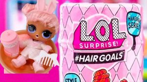 Распаковка куклы лол  Snow Bunny LOL dolls surprise surprise Кукла с волосами Victoria kids