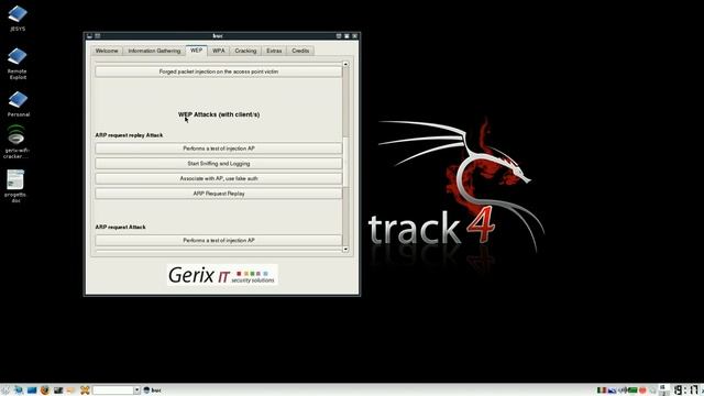 GerixWiFiCracker for WEP смотреть онлайн