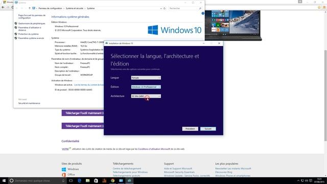 Mettre à jour son Windows 7 et 8 sous Windows 10 смотреть онлайн