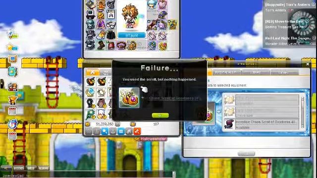 Maplestory - GMS Chaos Scroll of Goodness 50% смотреть онлайн