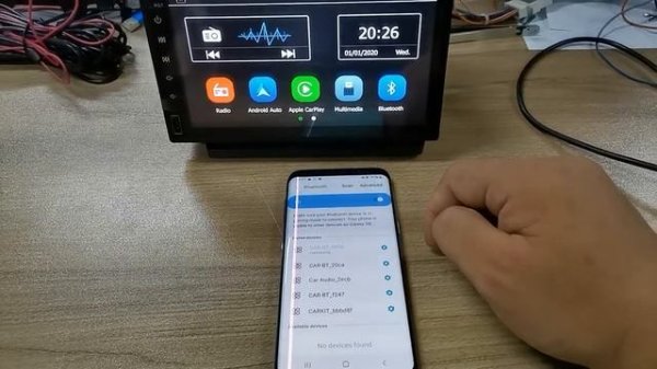 7“ universal Linux with wireless android auto and wireless carplay Android Auto part