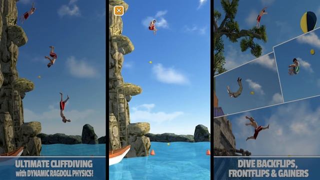 Flip Diving android first look gameplay смотреть онлайн
