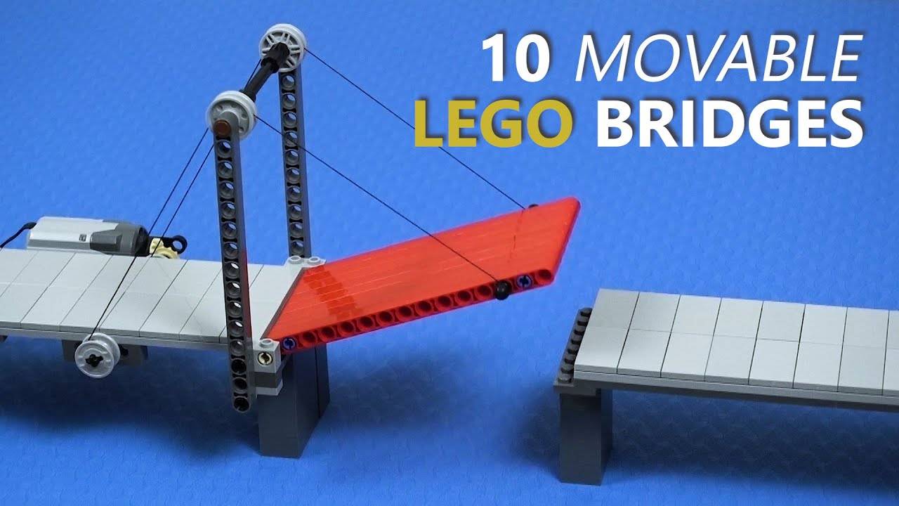Строительство 10 подвижных мостов LEGO смотреть онлайн