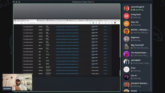 LIVE SESSION WITH RISE UP DEVS ON TELEGRAM..HOW TO FIND POTENTIAL SCAM IN THE CRYPTO SPACE смотреть онлайн