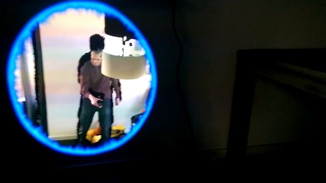 Real life Portal; a holographic window using Kinect смотреть онлайн