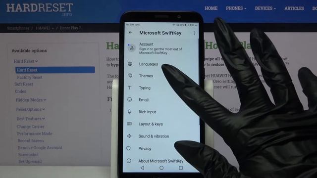 HUAWEI Honor Play 7 - Activate Text Correction & Open Keyboard Customizations смотреть онлайн